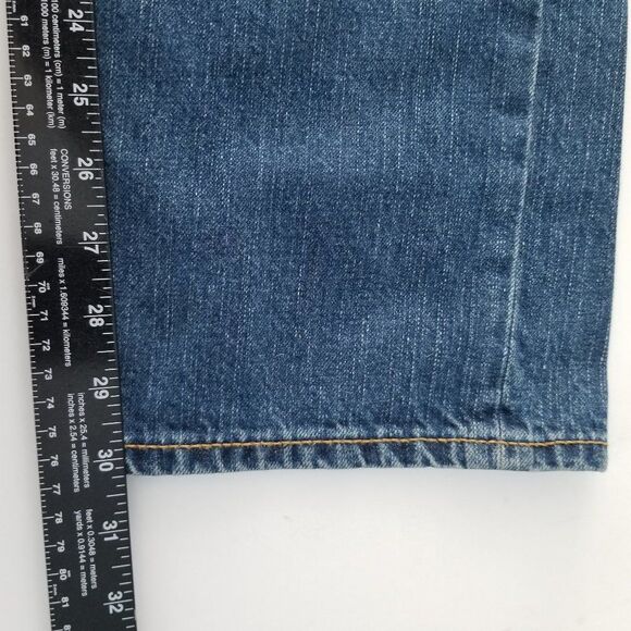 American Eagle Outfitters Jeans Men's 36 Distressed Denim Original Straight Leg - Picture 10 of 11